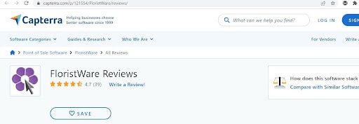 FloristWare review on Capterra