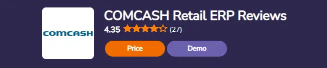 Comcash Star Rating on Softwareadvice