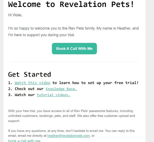 Revelation Pets Software Demo