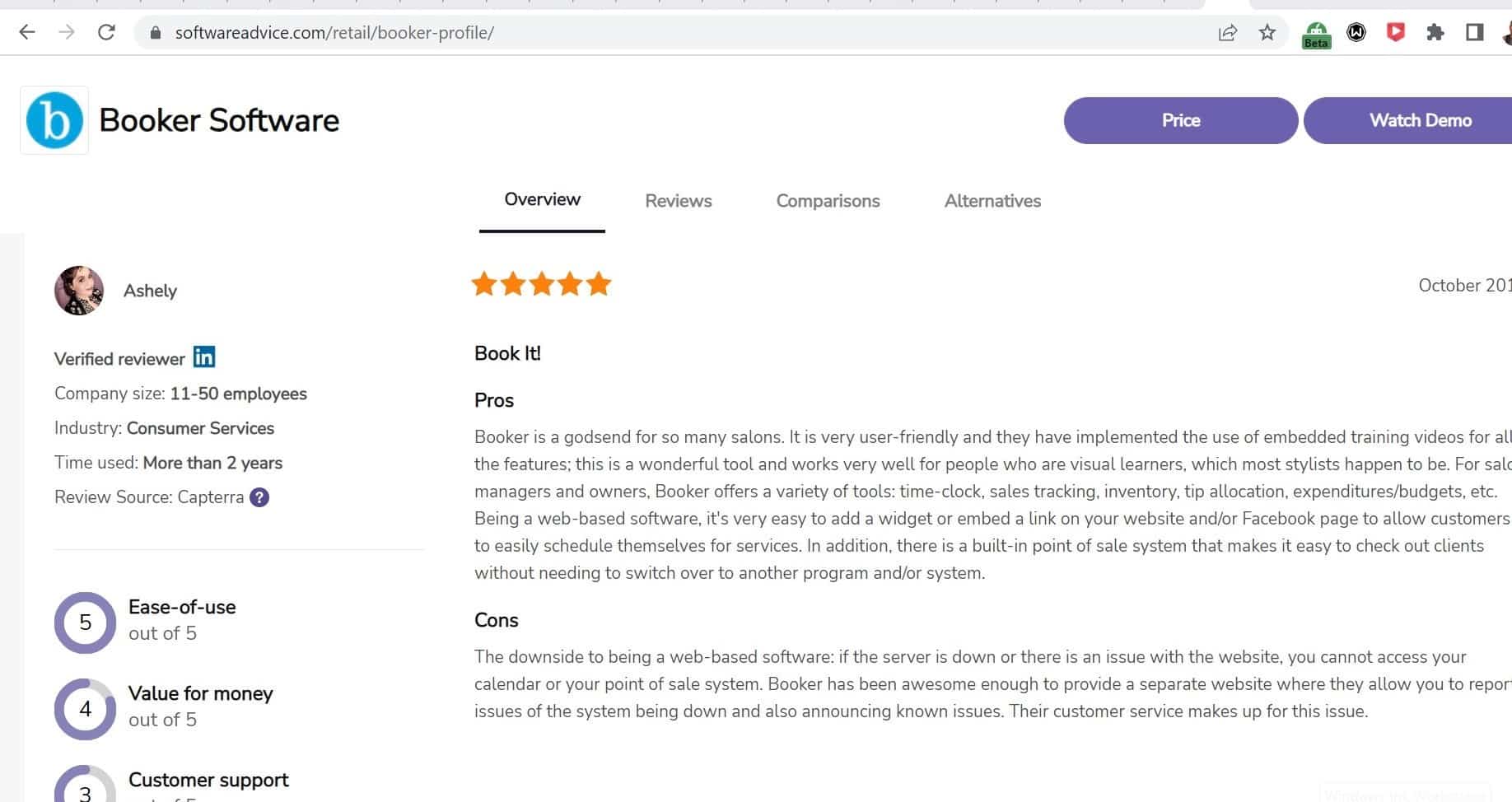 Booker Salon POS Review