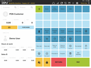 Erply POS Dashboard