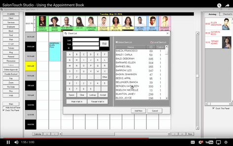 SalonTouch Studio POS Dashboard