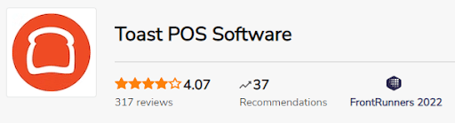 Toast POS Review on Trustpilot