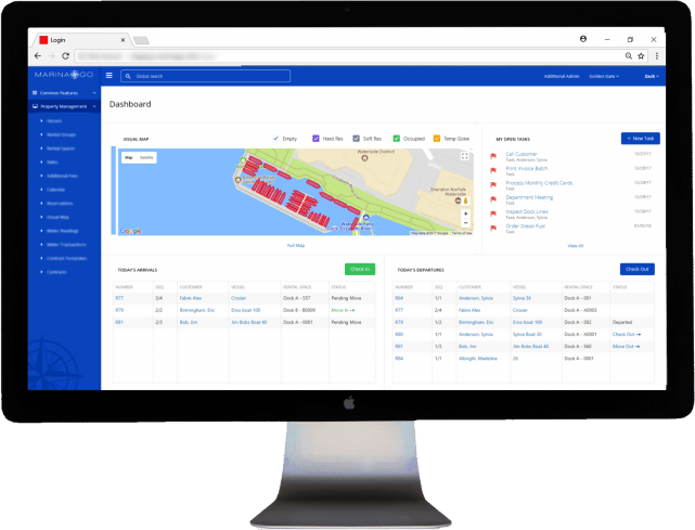 MarinaGo Desktop Dashboard