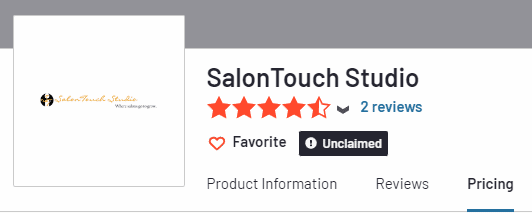 SalonTouch Studio POS Reviews on G2