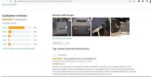 User review of the Epson TM-T88V