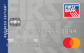 First National Bank Business Edition® Secured MasterCard®