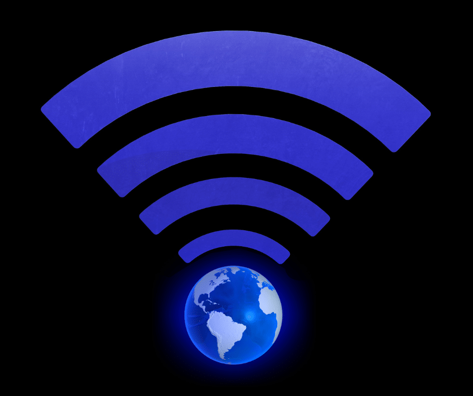 an internet connection symbol 
